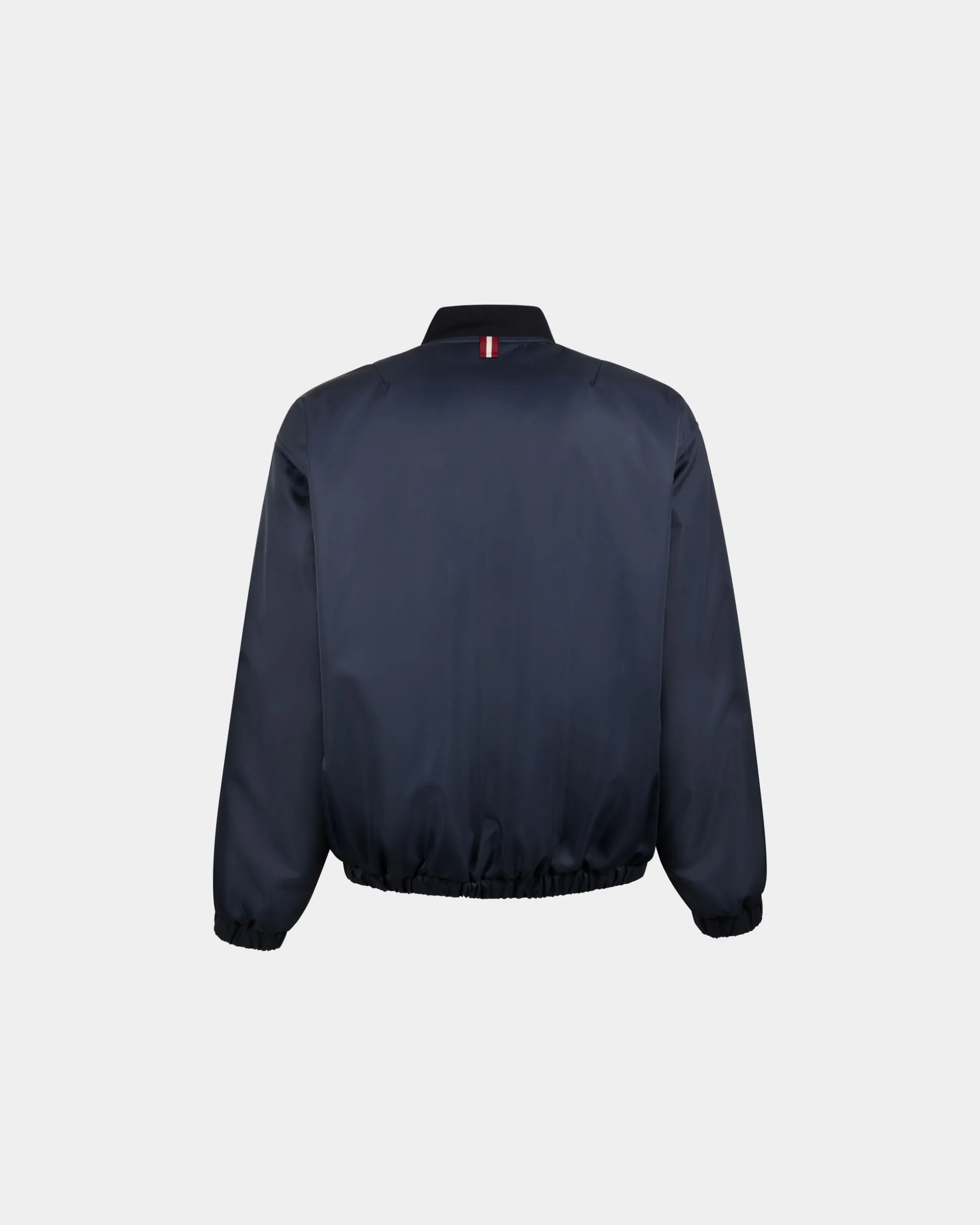 Bomber in Dark Blue Nylon