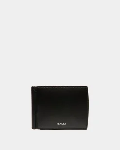 Busy Bally Bifold Wallet in Black Leather