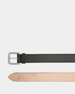 Carl 30mm Belt In Black Leather