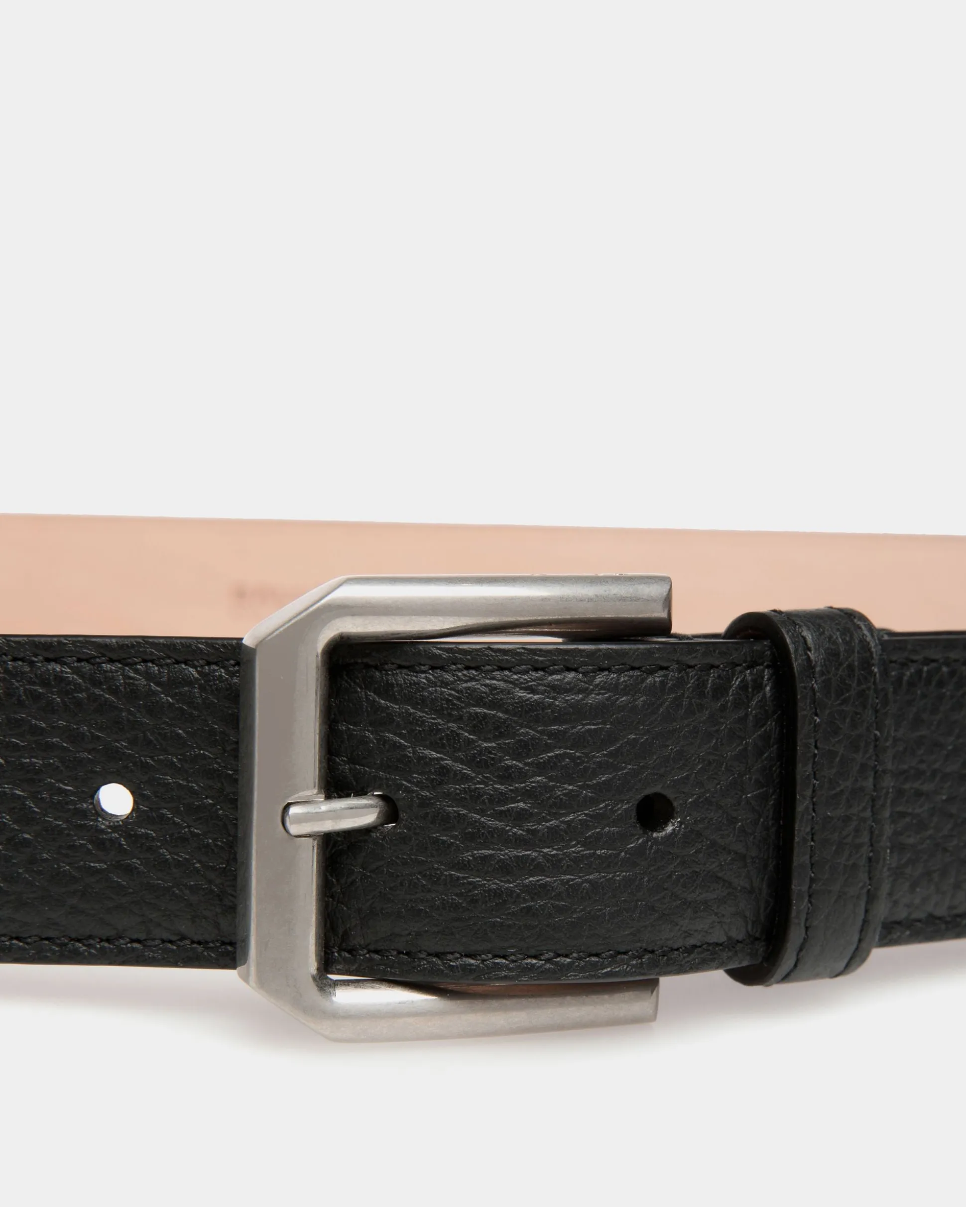 Carl 30mm Belt In Black Leather