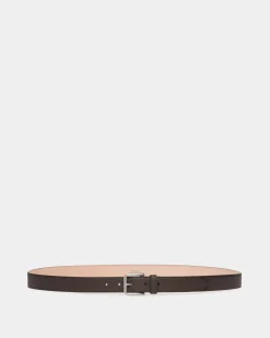 Carl 30mm Belt In Brown Leather