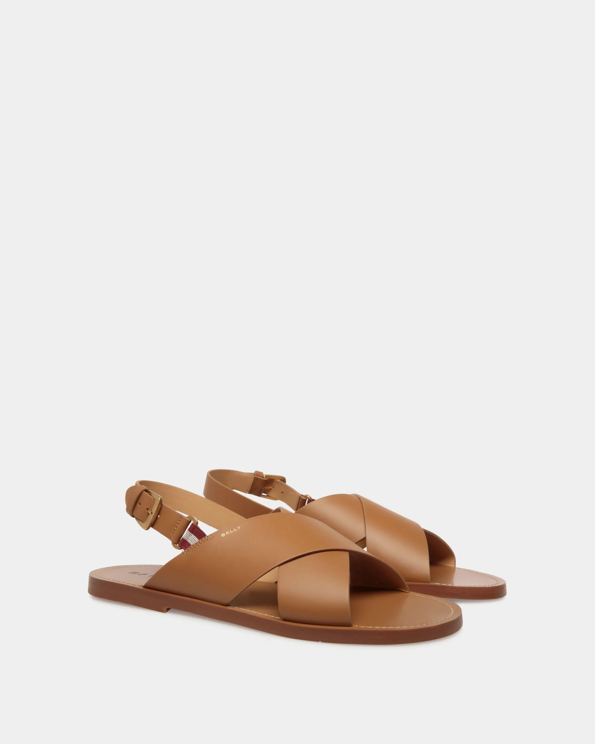 Chateau Sandal in Brown Leather