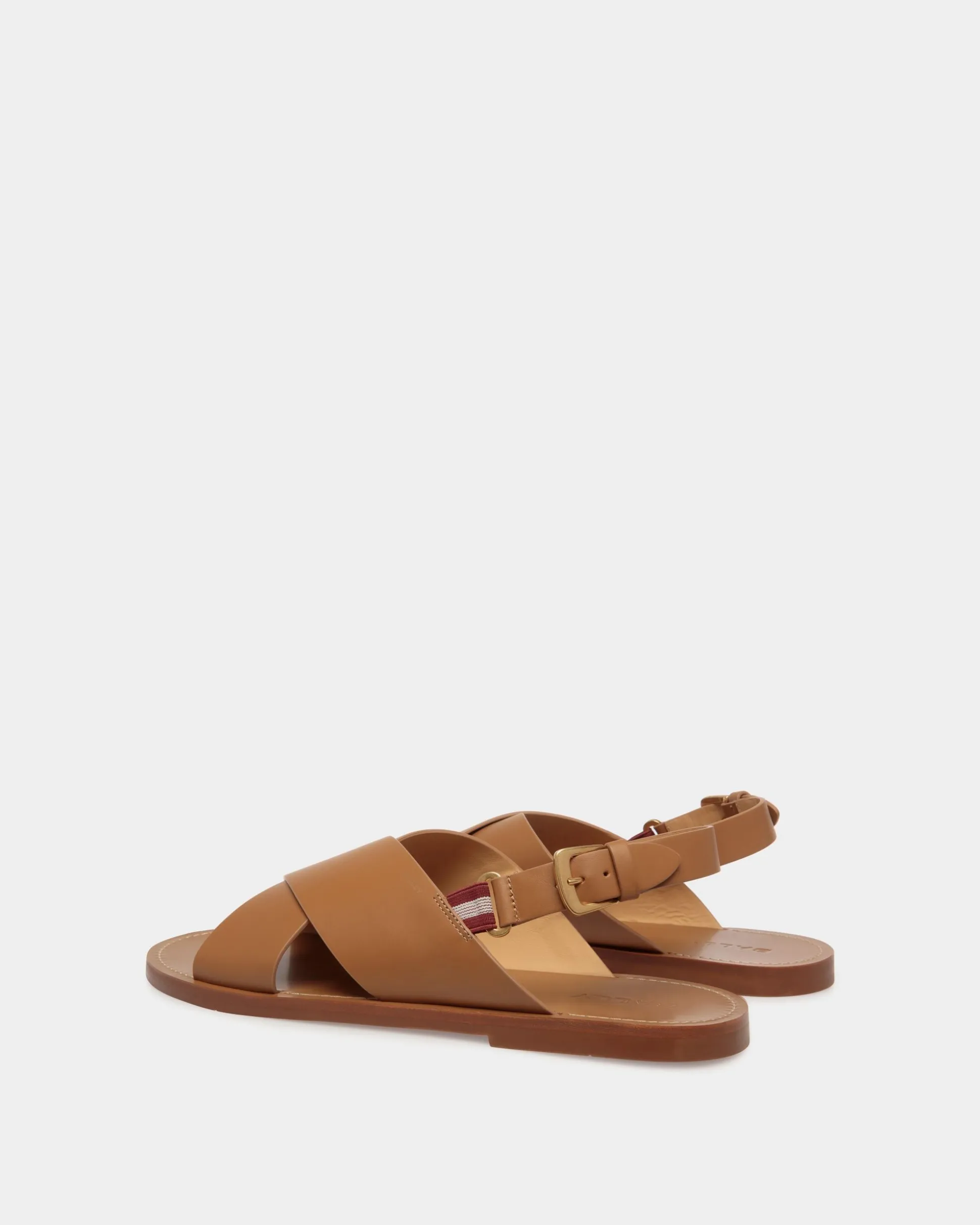 Chateau Sandal in Brown Leather
