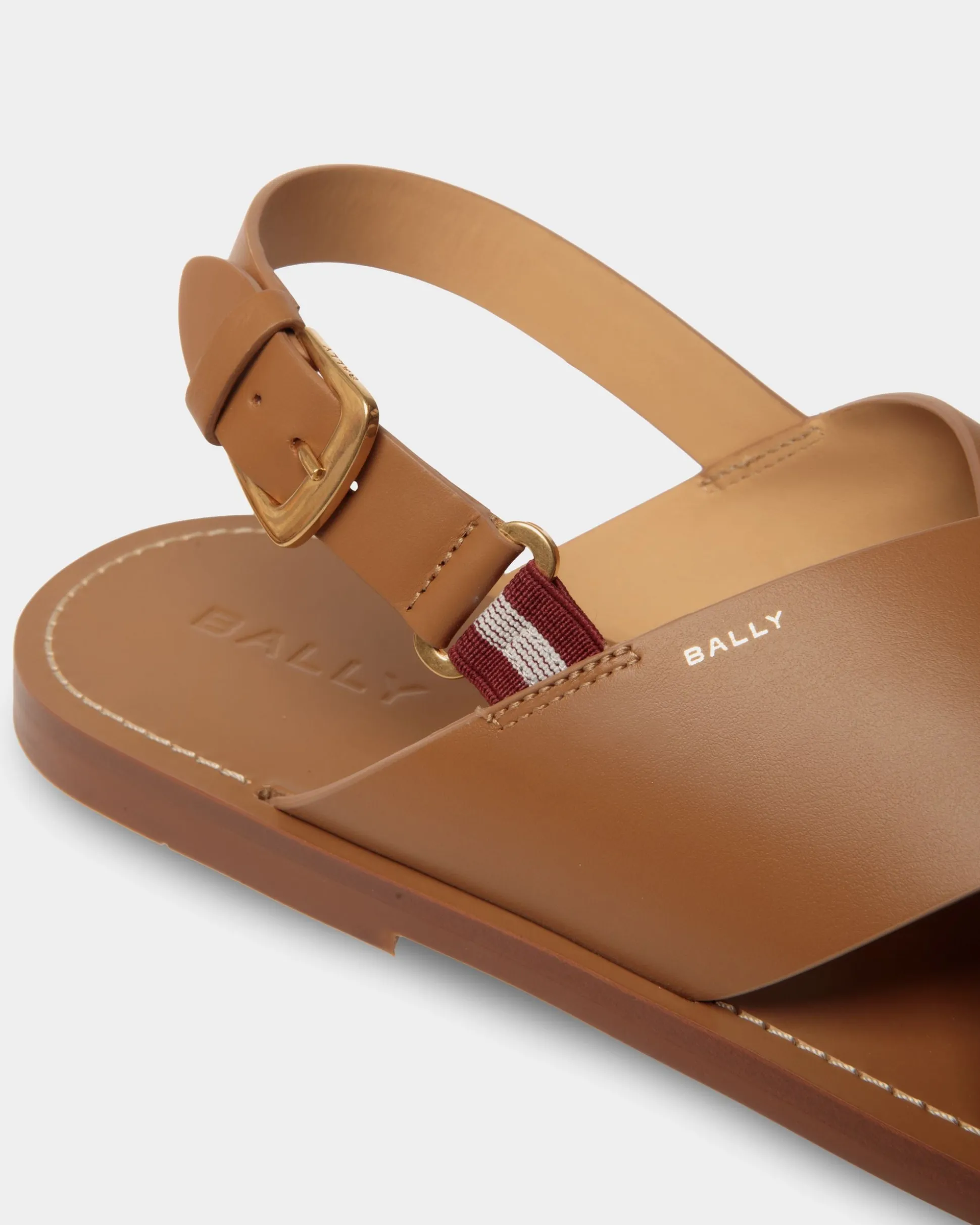 Chateau Sandal in Brown Leather
