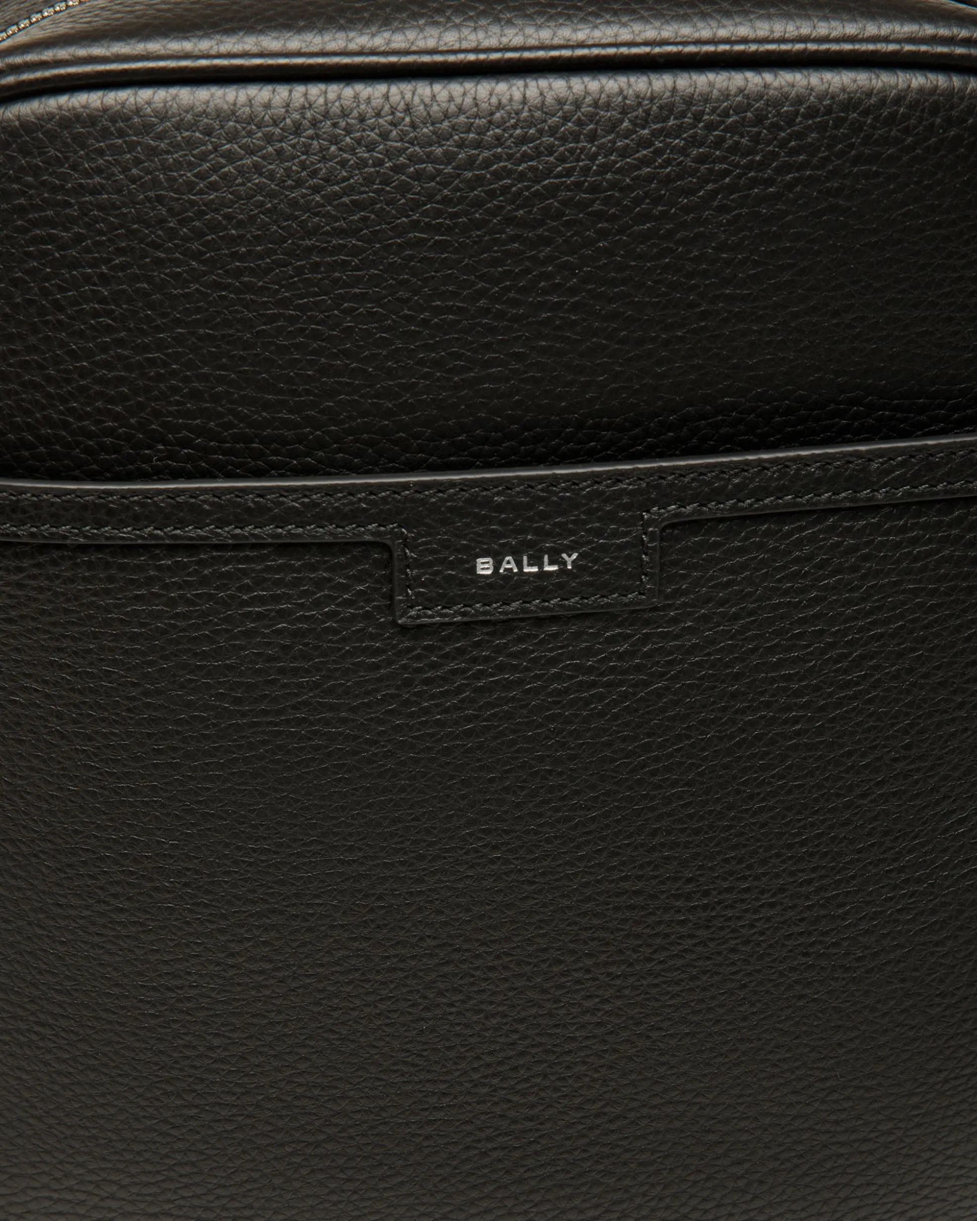 Code Crossbody Bag in Leather