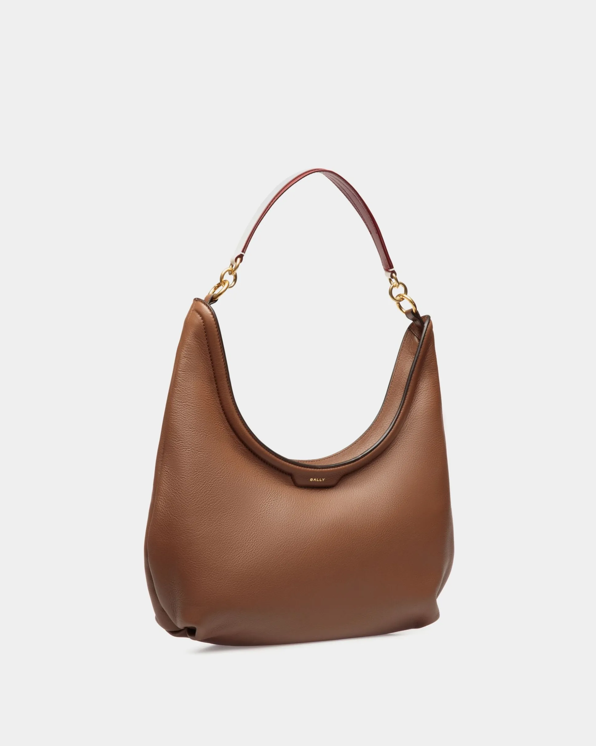 Code Hobo Bag In Brown Leather
