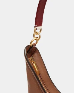 Code Hobo Bag In Brown Leather
