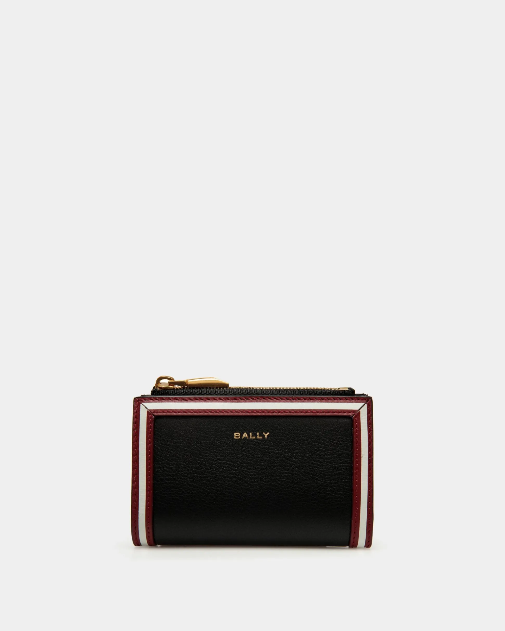 Code Wallet in Black Leather