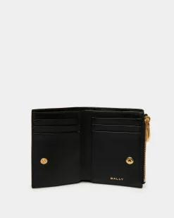 Code Wallet in Black Leather