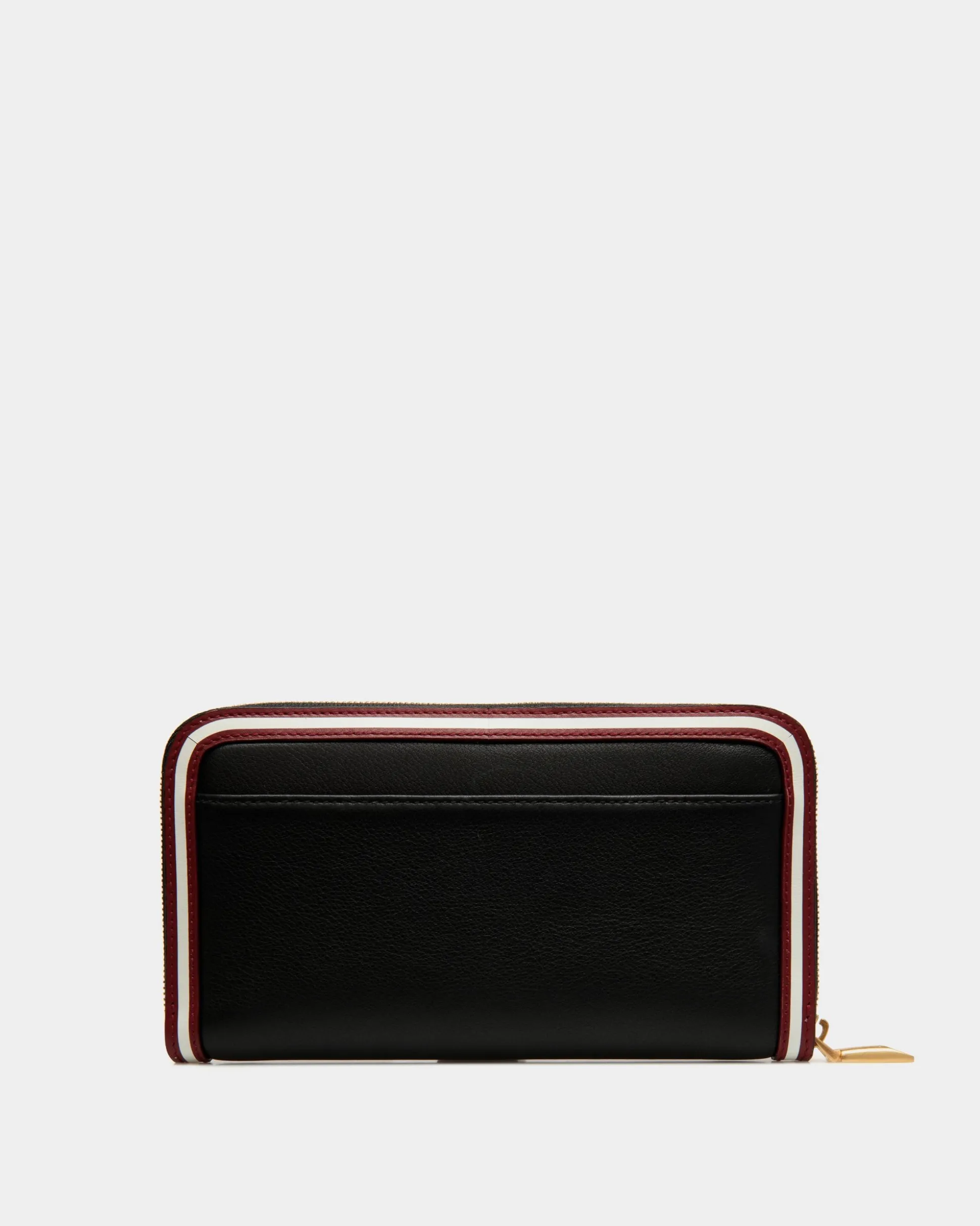 Code Zip Around Wallet In Black Leather
