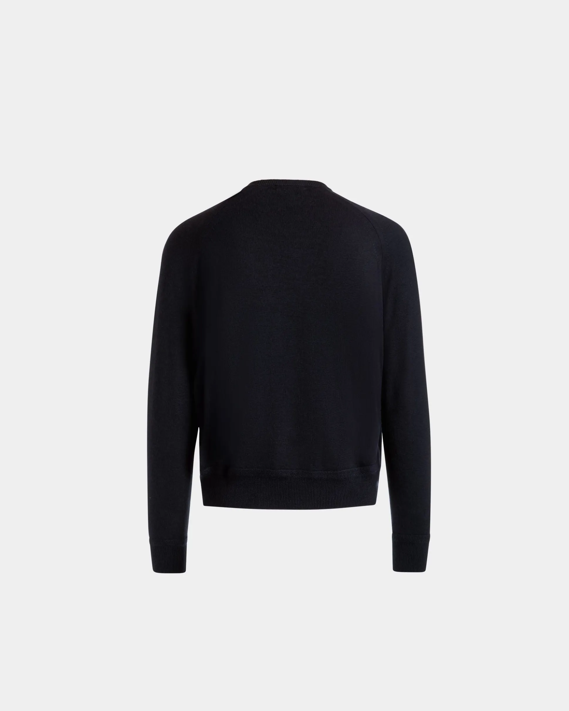 Crewneck in Navy Blue Cashmere Silk