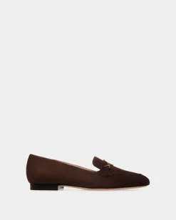 Daily Emblem Loafer in Ebano Suede