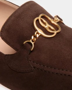 Daily Emblem Loafer in Ebano Suede