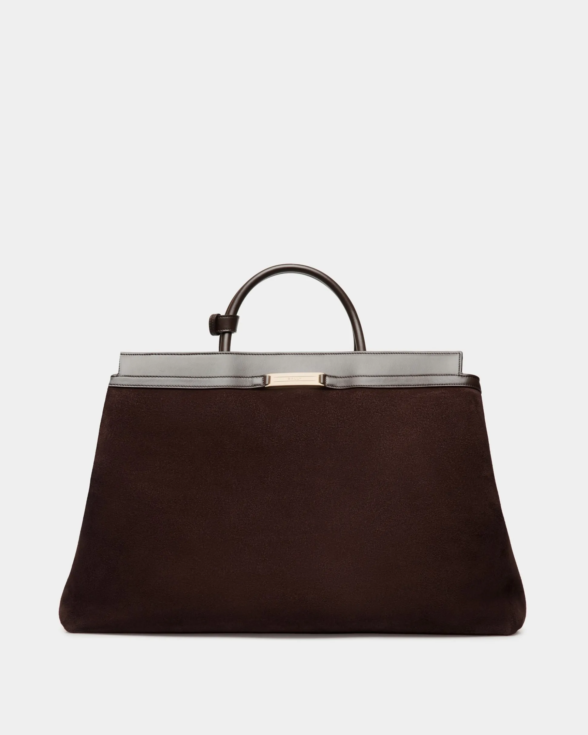 Deco Weekender in Ebano Suede And Leather