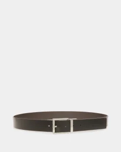 Dress Belt In Black Leather