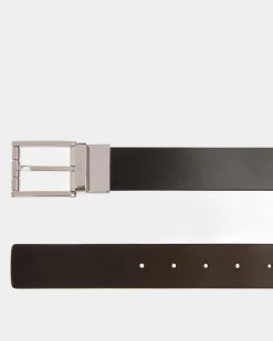 Dress Belt In Black Leather