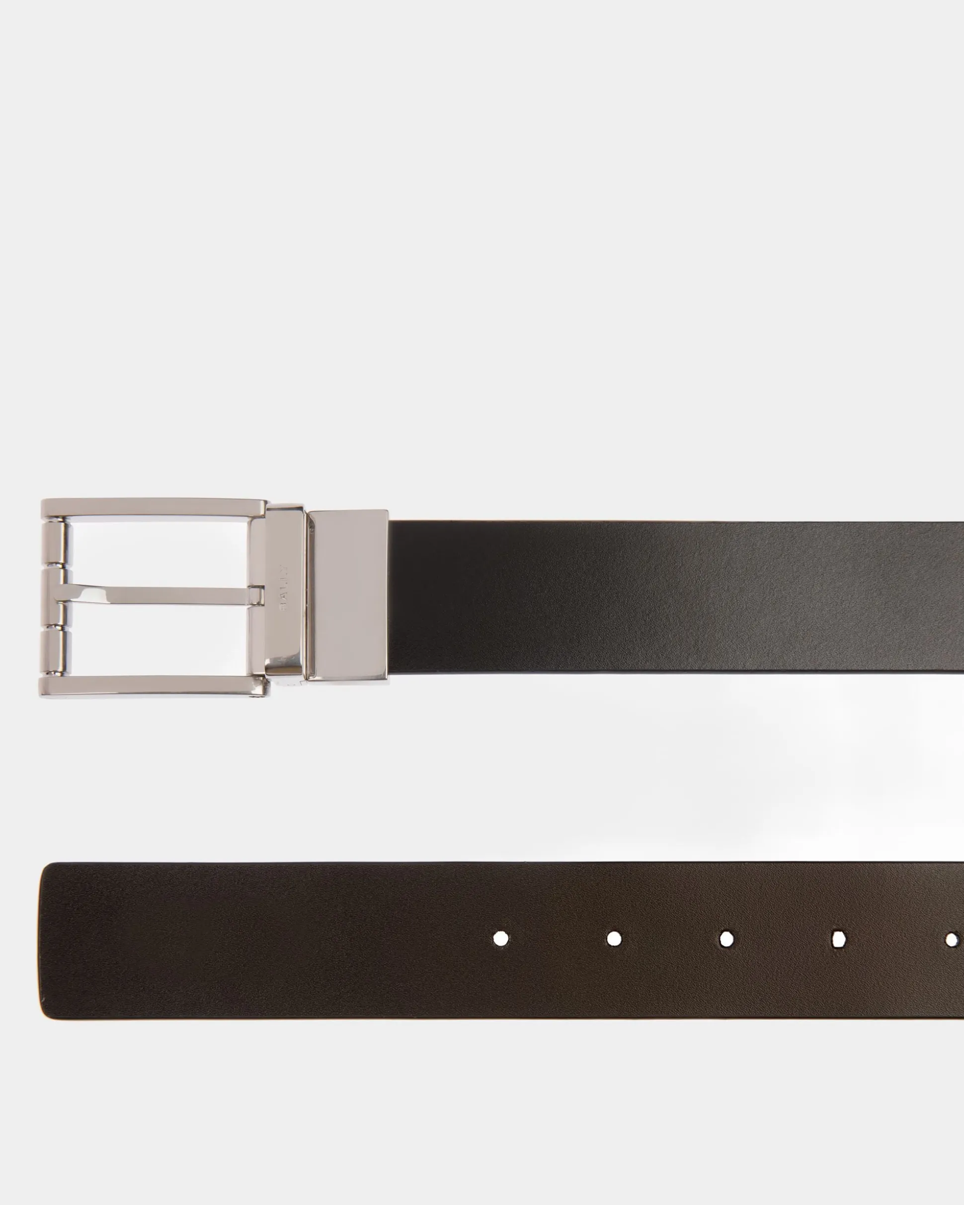 Dress Belt In Black Leather