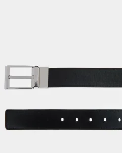 Dress Belt In Black Leather