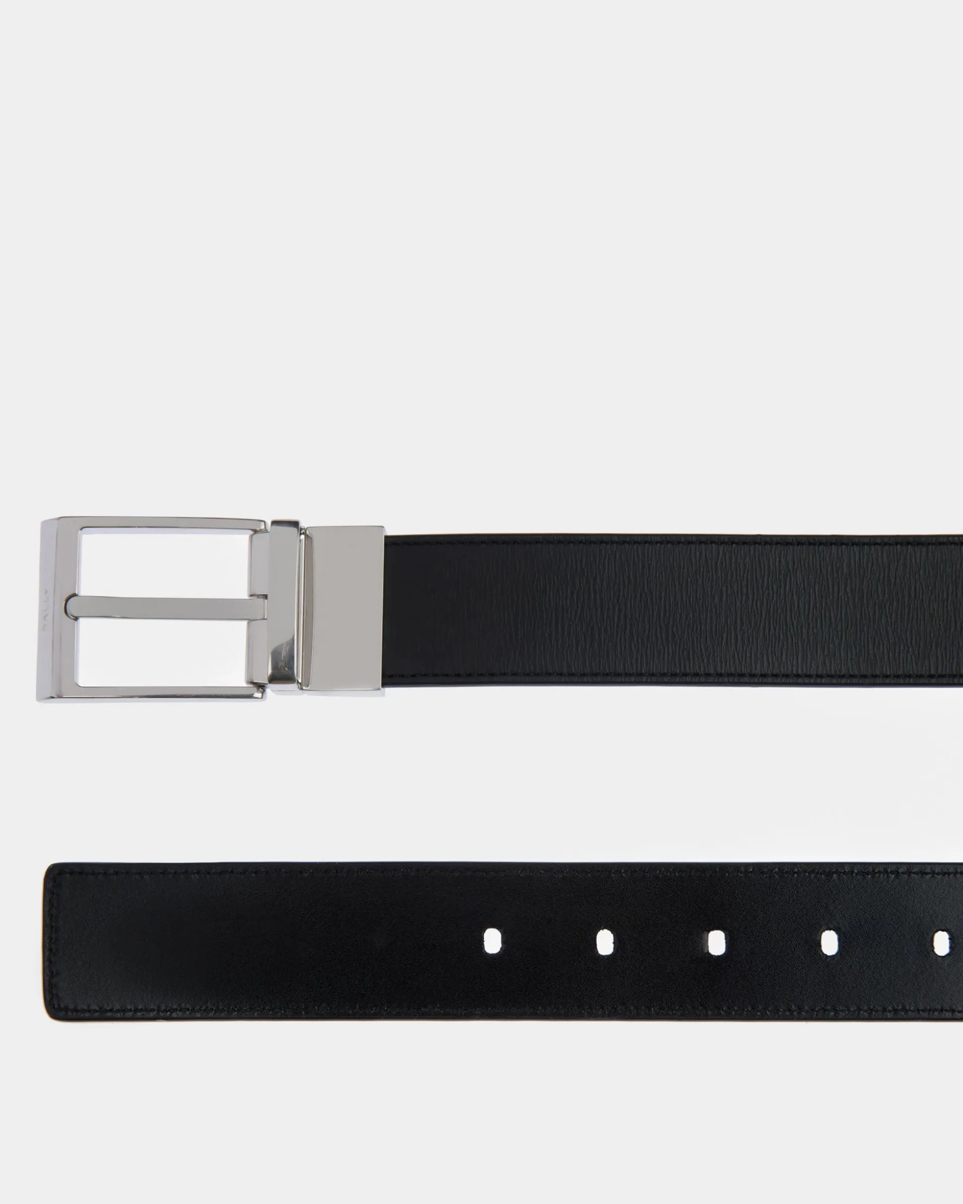 Dress Belt In Black Leather