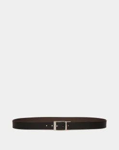 Dress Belt In Brown And Black Leather