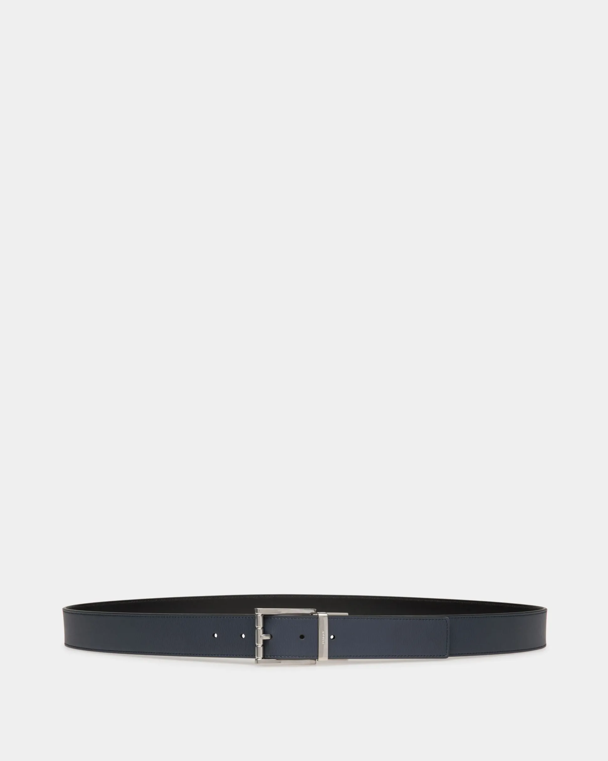 Dress Belt In Midnight Leather