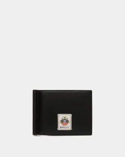 Easy Bally Bifold In Black Leather