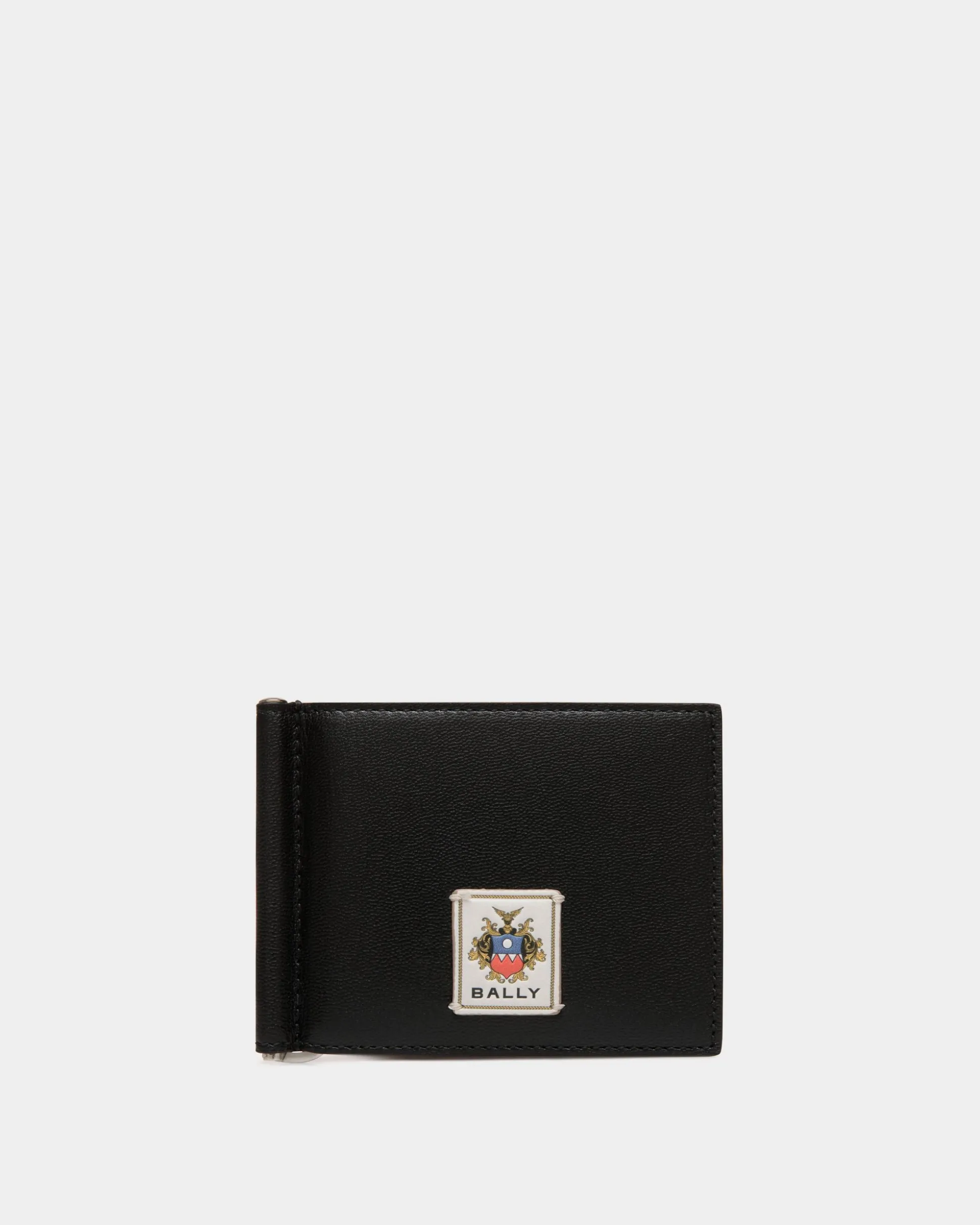 Easy Bally Bifold In Black Leather