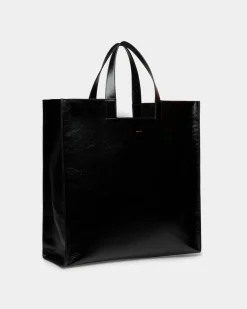 Easy Bally Tote in Black Leather
