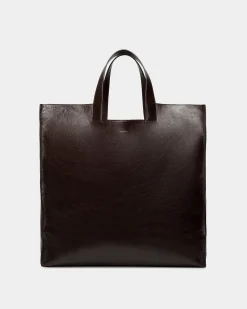 Easy Bally Tote in Ebano Leather