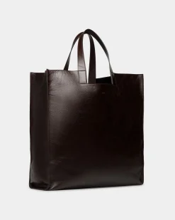 Easy Bally Tote in Ebano Leather