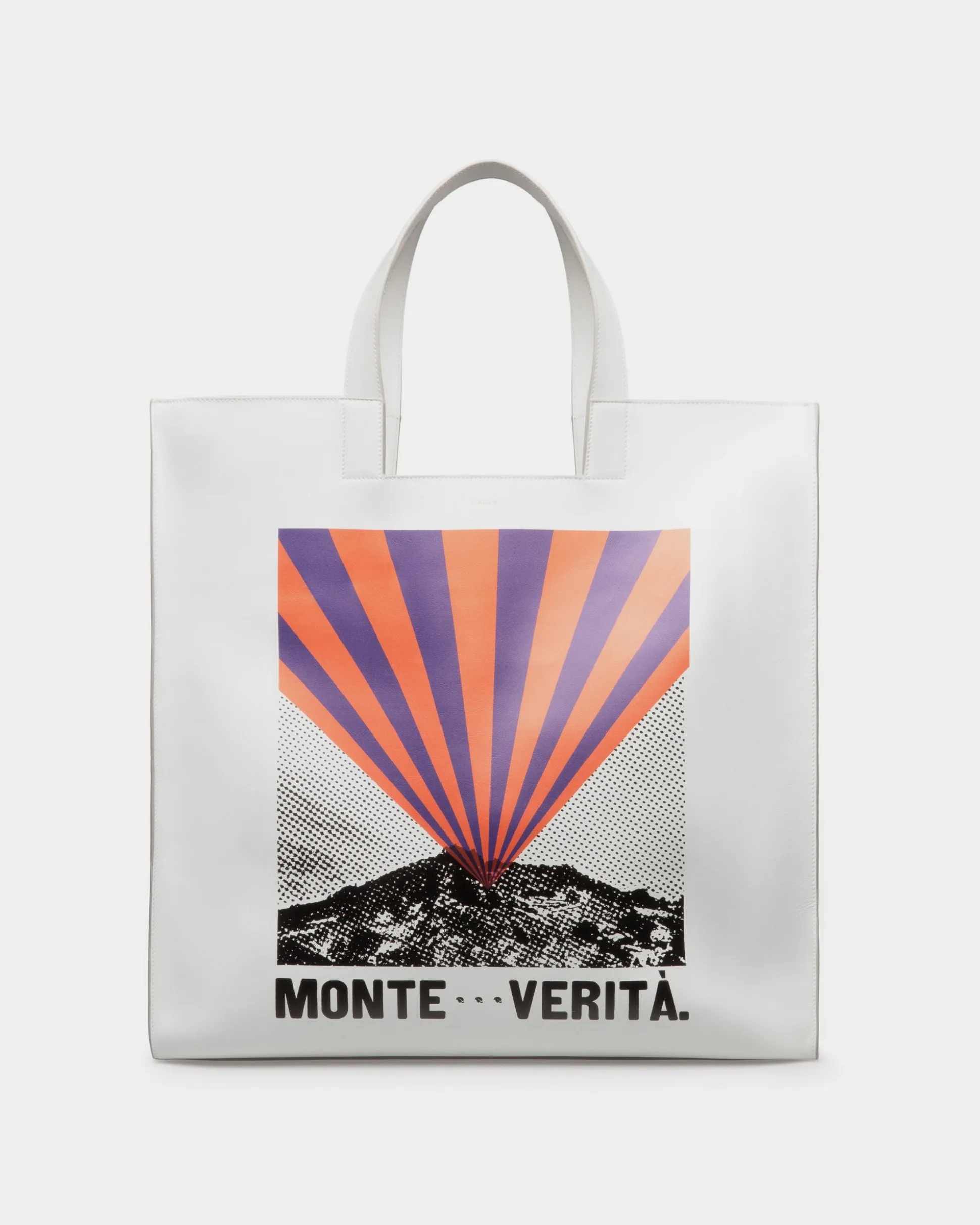Easy Bally Tote in Monte Verità Print Leather