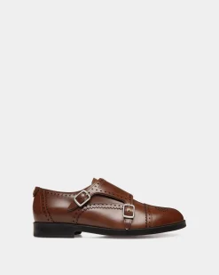 Egli Flat In Brown Leather