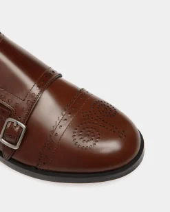 Egli Flat In Brown Leather