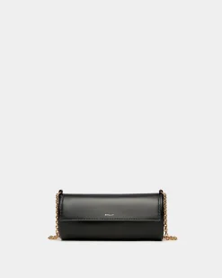 Emblem Minibag In Black Leather