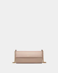 Emblem Minibag In Light Beige Leather