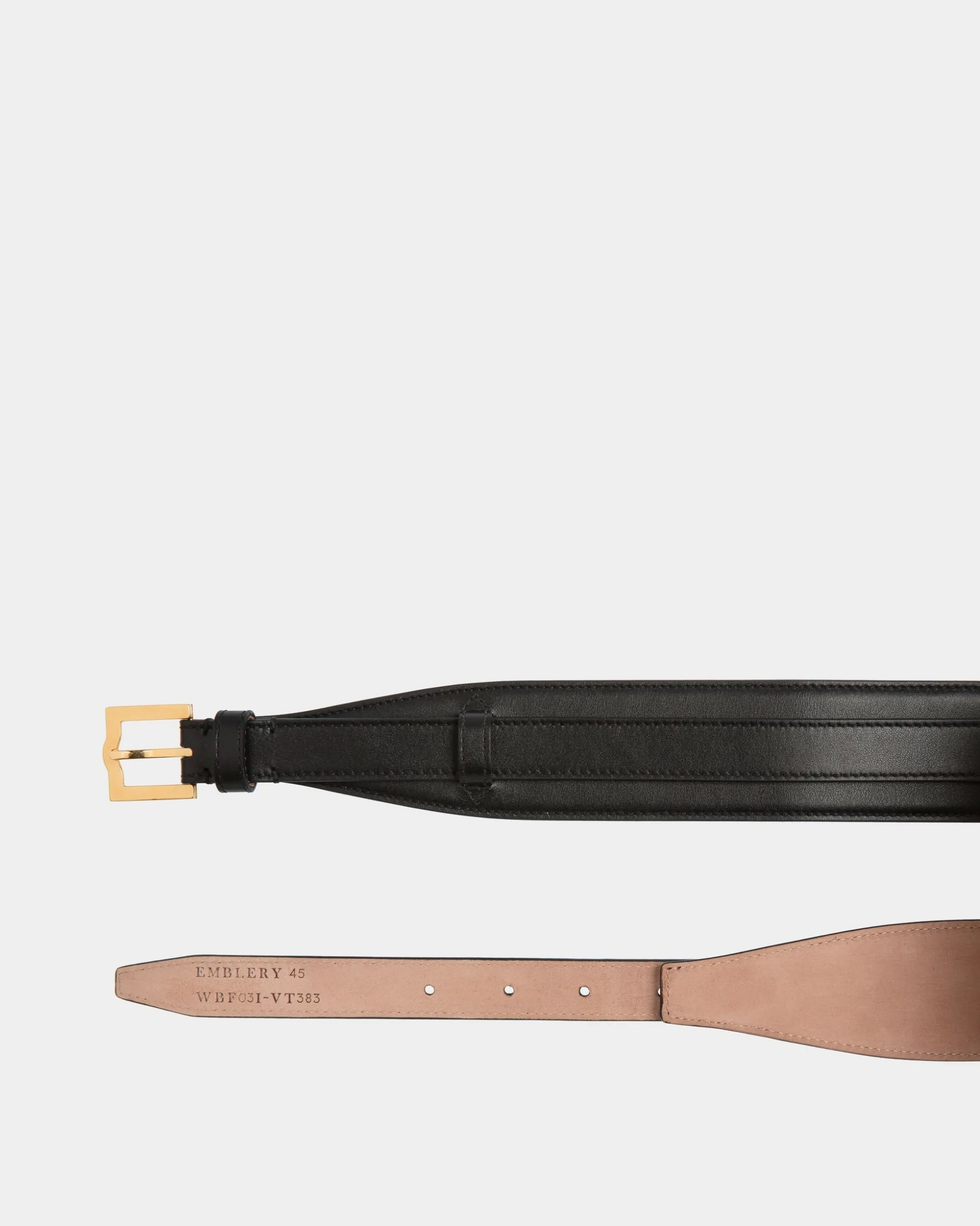 Emblem 45mm Belt In Black Leather