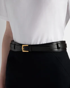 Emblem 45mm Belt In Black Leather