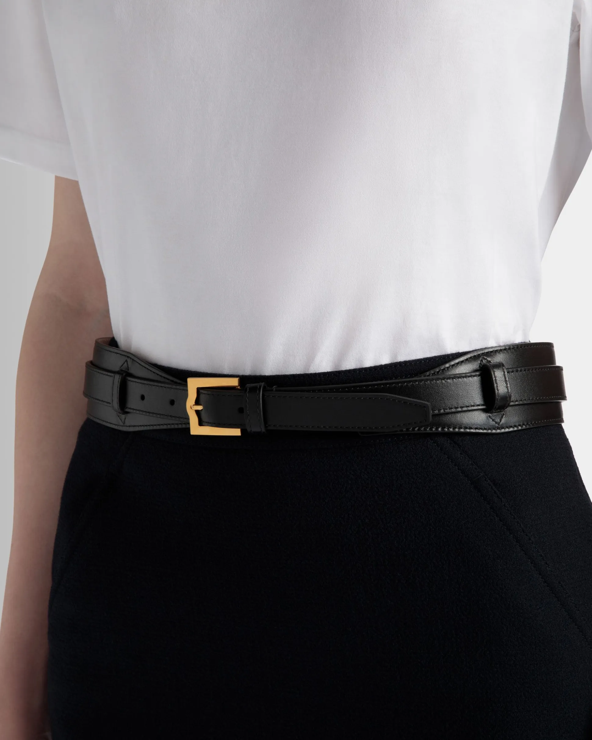 Emblem 45mm Belt In Black Leather