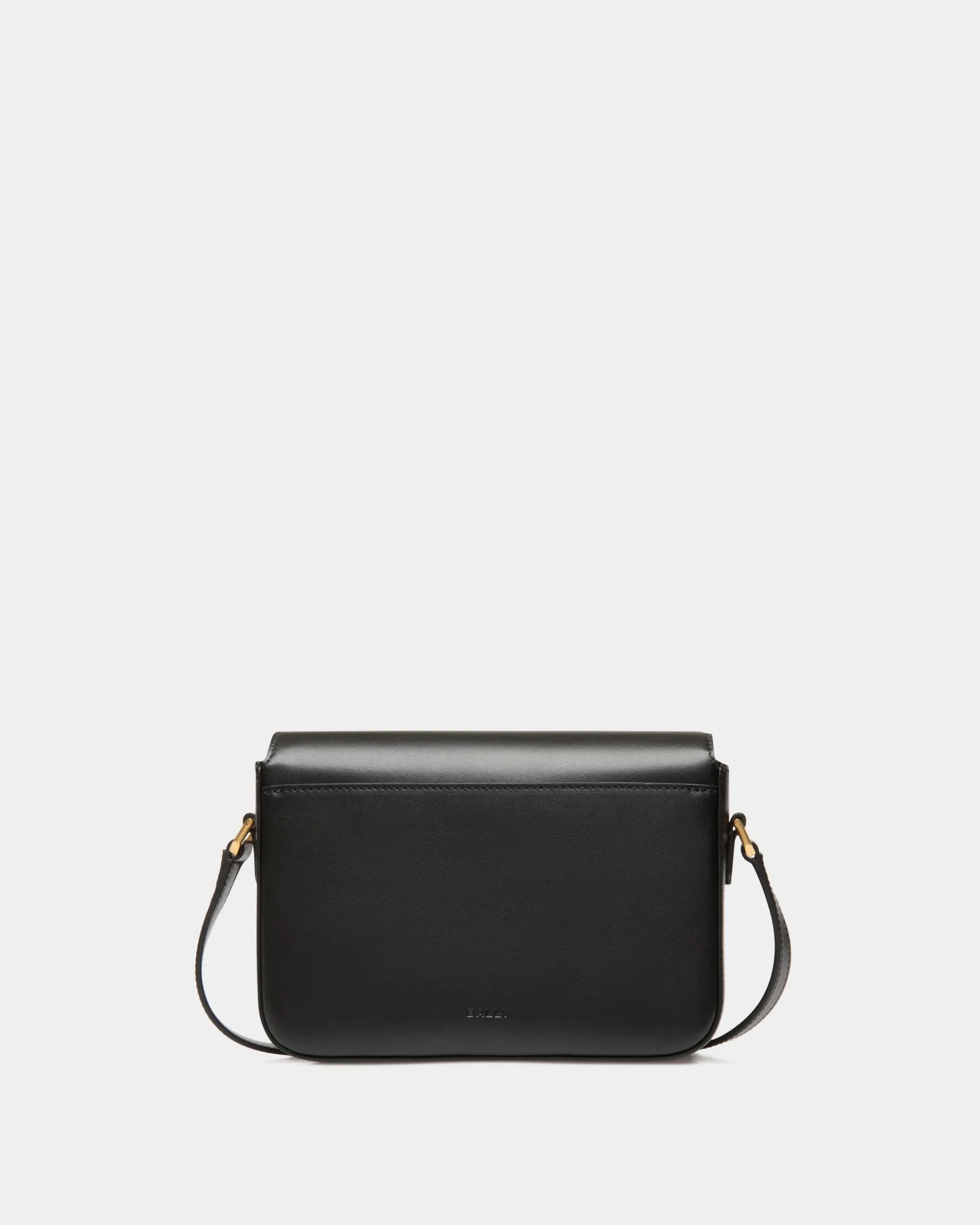 Emblem Small Crossbody Bag In Black Leather
