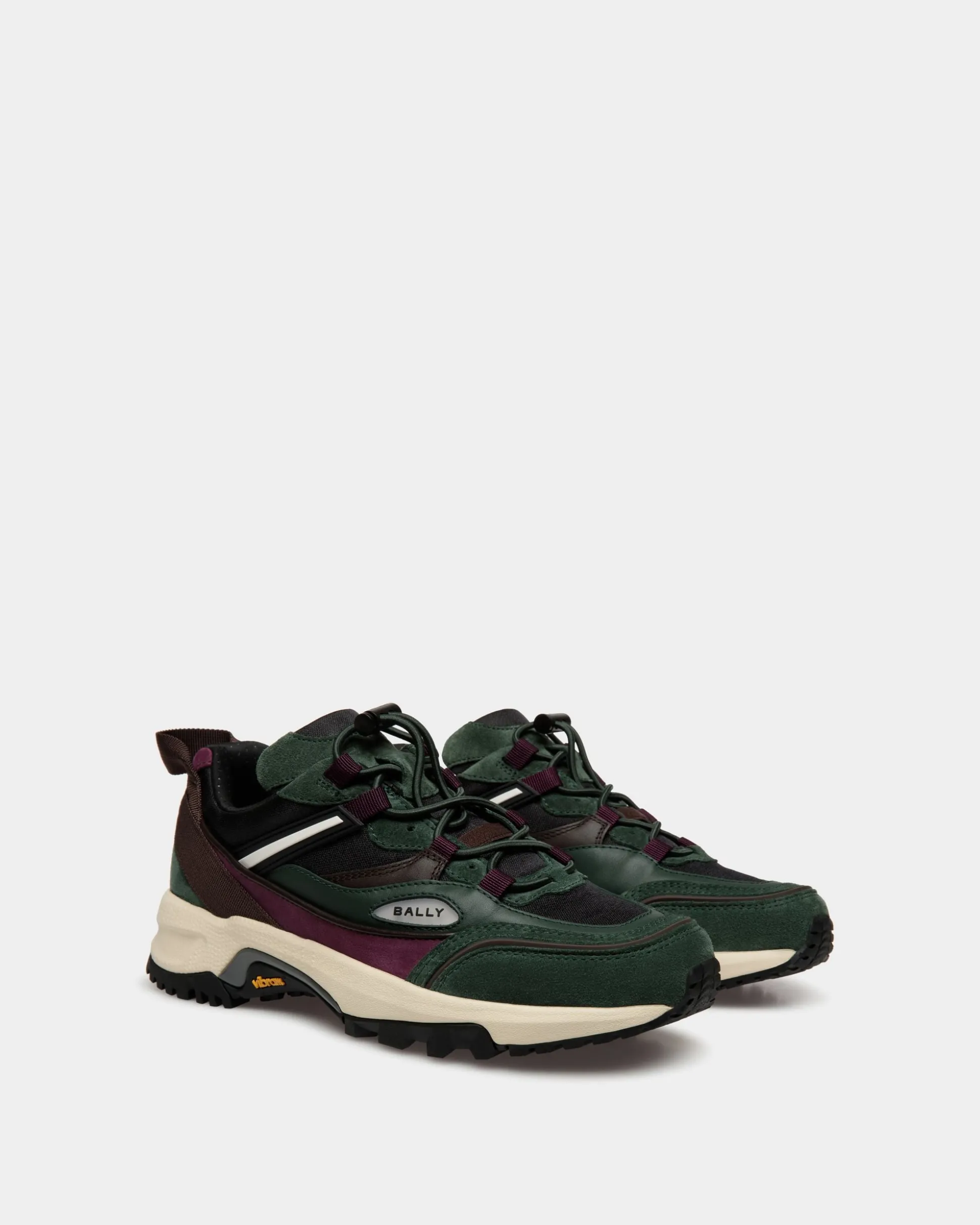 Faster Sneaker In Bottle Green Nylon