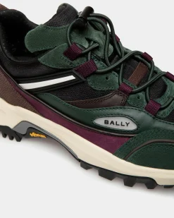 Faster Sneaker In Bottle Green Nylon