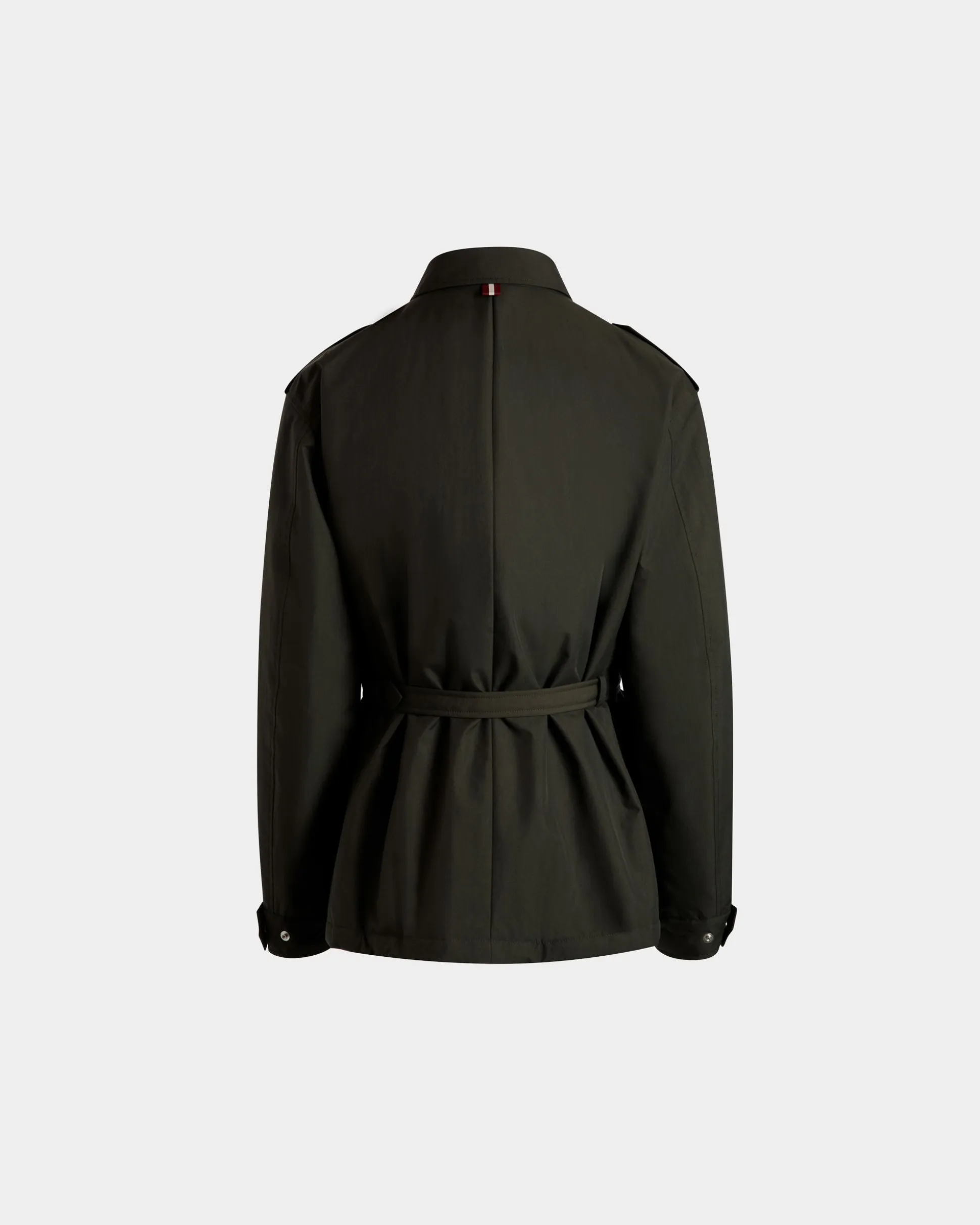 Field Jacket In Military Green Nylon