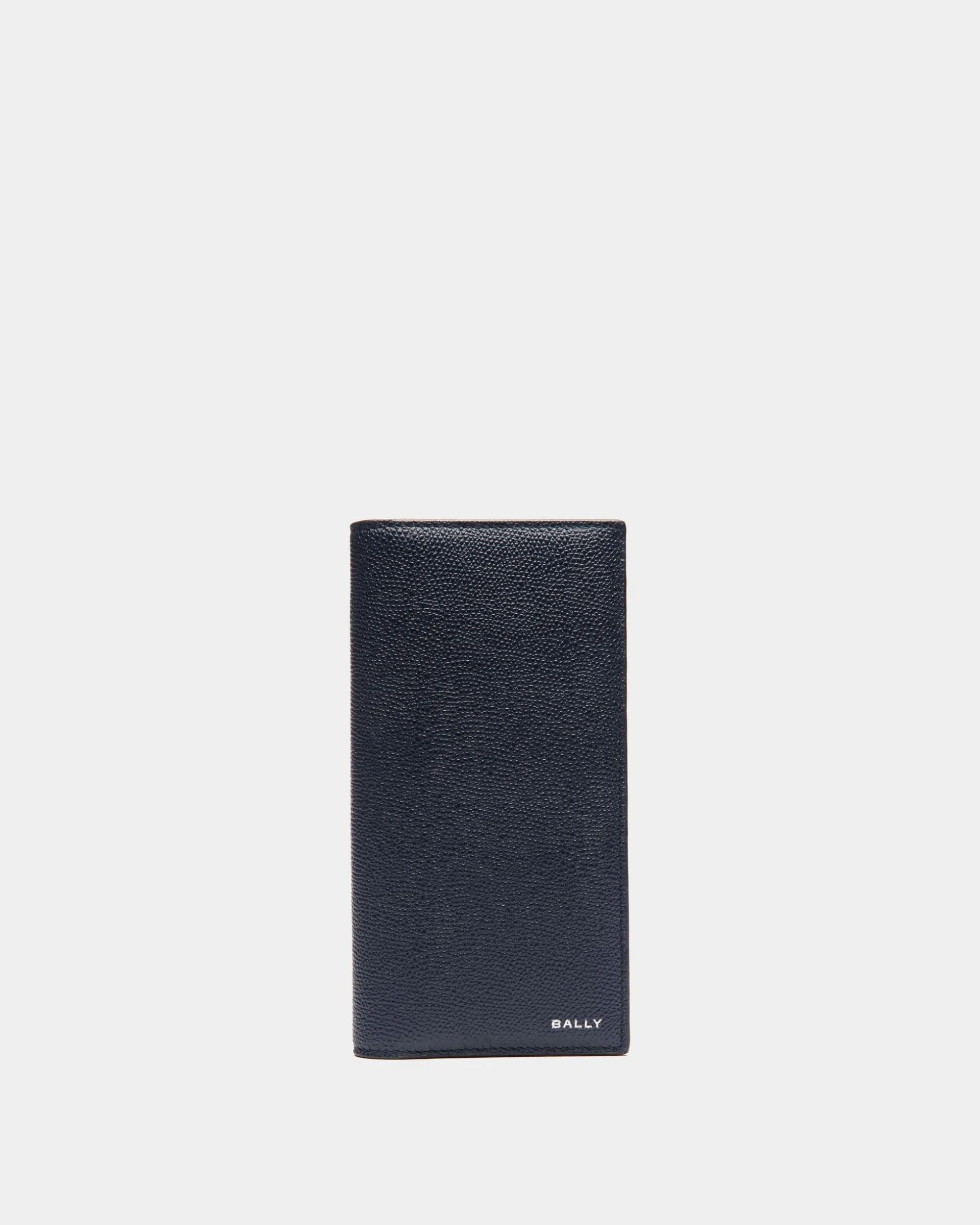 Flag Continental Wallet in Blue Leather