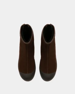 Guard Leather Snow Boots In Brown