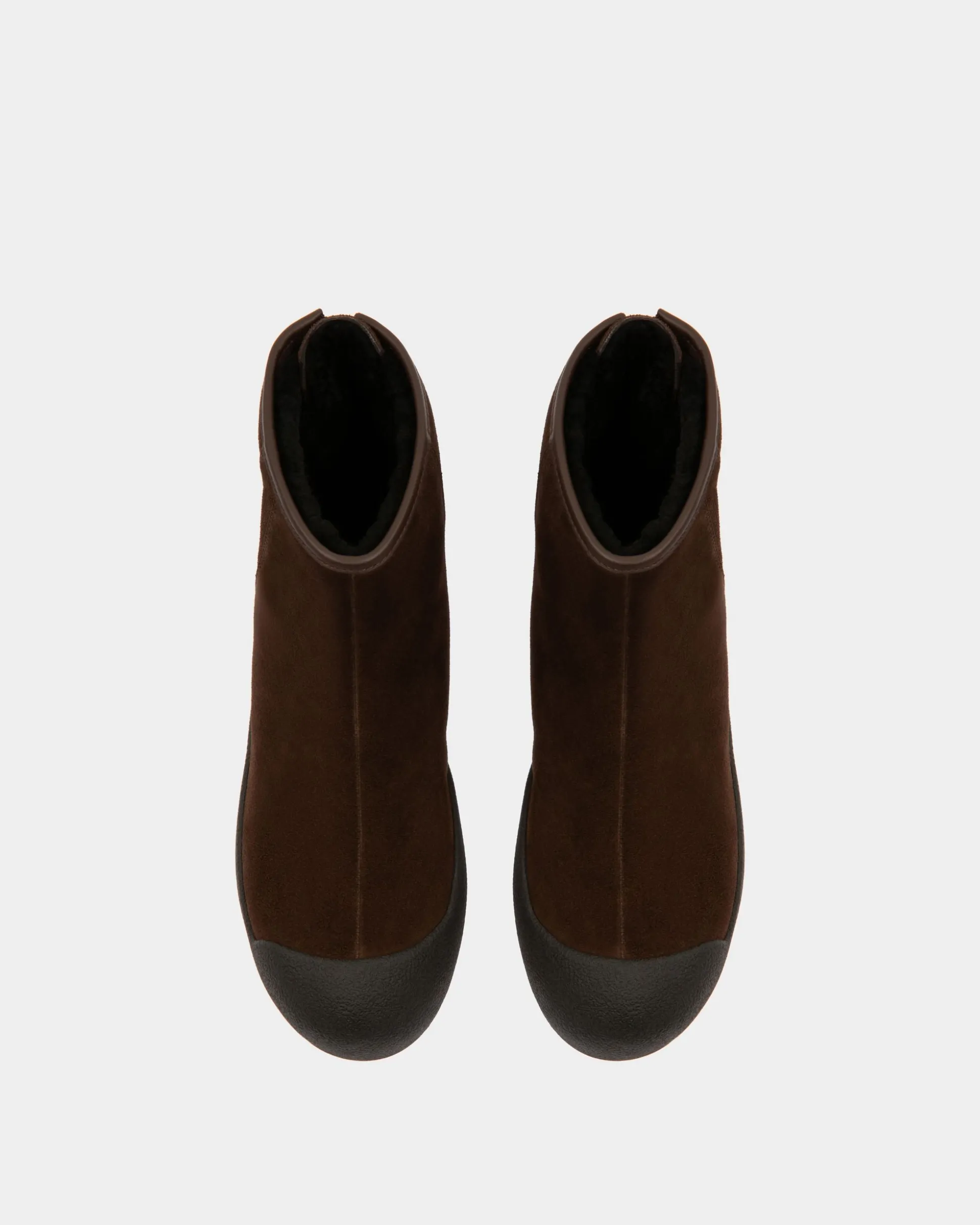 Guard Leather Snow Boots In Brown