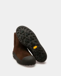 Guard Leather Snow Boots In Brown