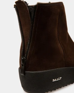 Guard Leather Snow Boots In Brown
