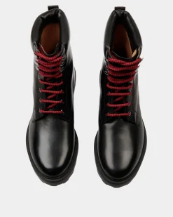 Gusto Bootie in Black Leather