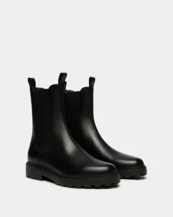 Gusto Bootie In Black Leather