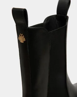 Gusto Bootie In Black Leather